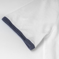 (W) 셀린 로고 프린트 크루넥 반팔 티셔츠 화이트 캐주얼 티. 2X872501F-01NB 4