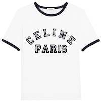 (W) CELINE Kaos Crewneck Logo Print Putih SS21. 2X779501F-01OB Order (W) CELINE Kaos Crewneck Logo Print Putih SS21. 2X779501F-01OB