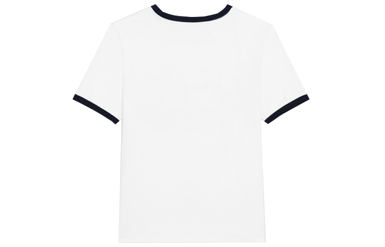 Lookbook (W) CELINE Kaos Crewneck Logo Print Putih SS21. 2X779501F-01OB