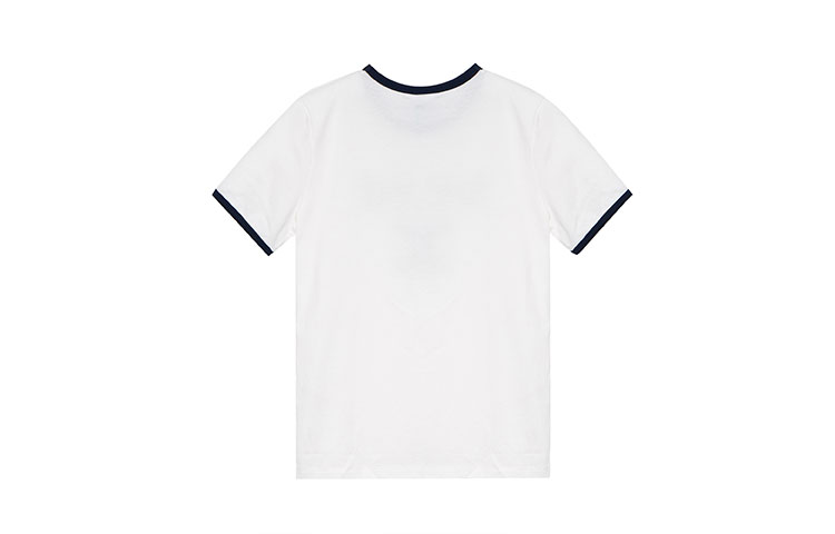 Lookbook (W) CELINE 标志印花白色短袖圆领休闲T恤。 2X872501F-01NB