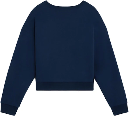 (W) Celine Logo 印花海軍藍圓領長袖休閒上衣 2Y09E649W-07OW Lookbook (W) Celine Logo 印花海軍藍圓領長袖休閒上衣 2Y09E649W-07OW