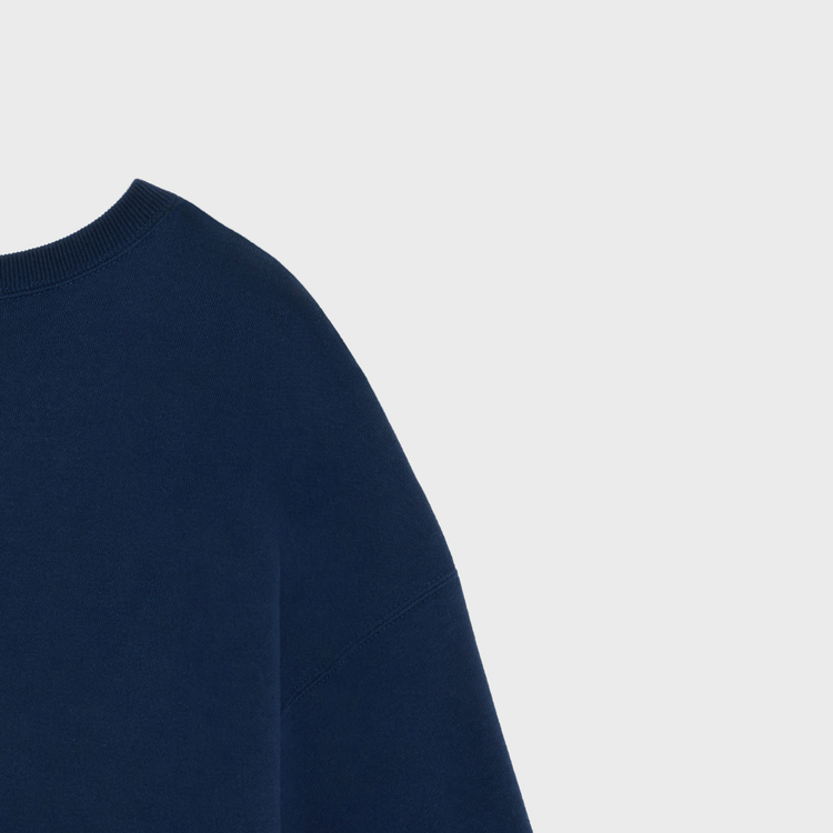 Purchase (W) Celine Logo 印花海軍藍圓領長袖休閒上衣 2Y09E649W-07OW