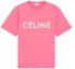 Buy (W) CELINE 女士粉色短袖Logo宽松版T恤 SS22. 2X681671Q-25FE