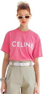 (W) CELINE 女士粉色短袖Logo宽松版T恤 SS22. 2X681671Q-25FE Shop (W) CELINE 女士粉色短袖Logo宽松版T恤 SS22. 2X681671Q-25FE