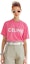 Shop (W) CELINE 女士粉色短袖Logo宽松版T恤 SS22. 2X681671Q-25FE
