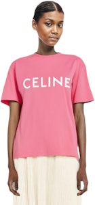 (W) CELINE 女士粉色短袖Logo宽松版T恤 SS22. 2X681671Q-25FE Purchase (W) CELINE 女士粉色短袖Logo宽松版T恤 SS22. 2X681671Q-25FE