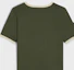 Cheap (W) CELINE Logo Cetak Baju-T Leher Bulat SS24 Regular Fit Hijau Khaki. 2X61J671Q-02IA