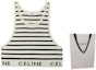 Shop (W) CELINE 标志条纹针织背心 米白色 2A22O372N-01CN