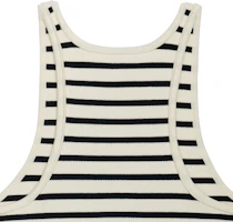 Cheap (W) CELINE 紋條標誌針織坦克背心 奶油白 2A22O372N-01CN