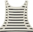 Cheap (W) CELINE 标志条纹针织背心 米白色 2A22O372N-01CN