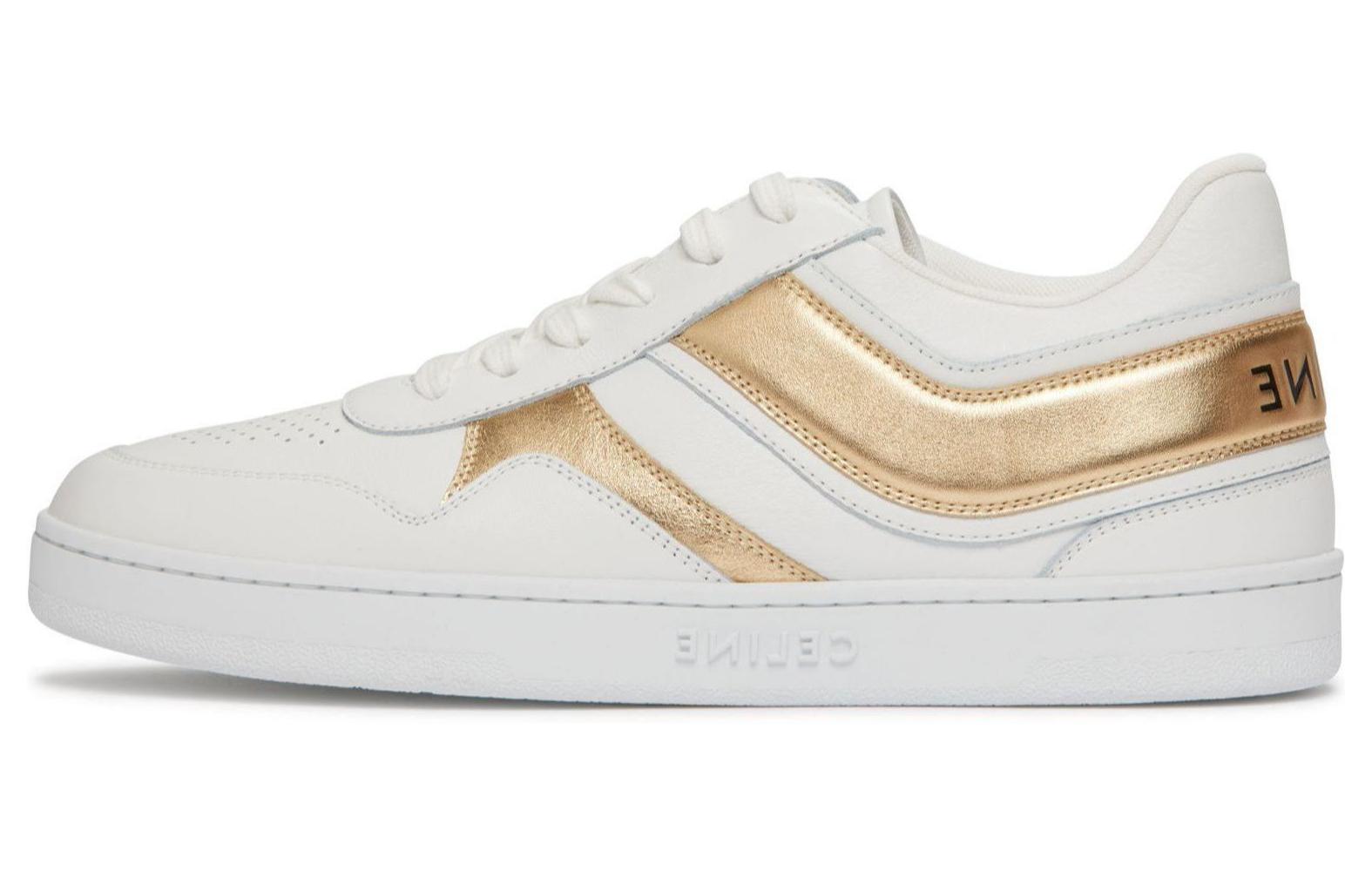 (Women) CELINE Low-Top Lace-Up 'White Gold' 345813544C.01DL