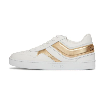 (W) CELINE Low-Top Lace-Up 'White Gold'