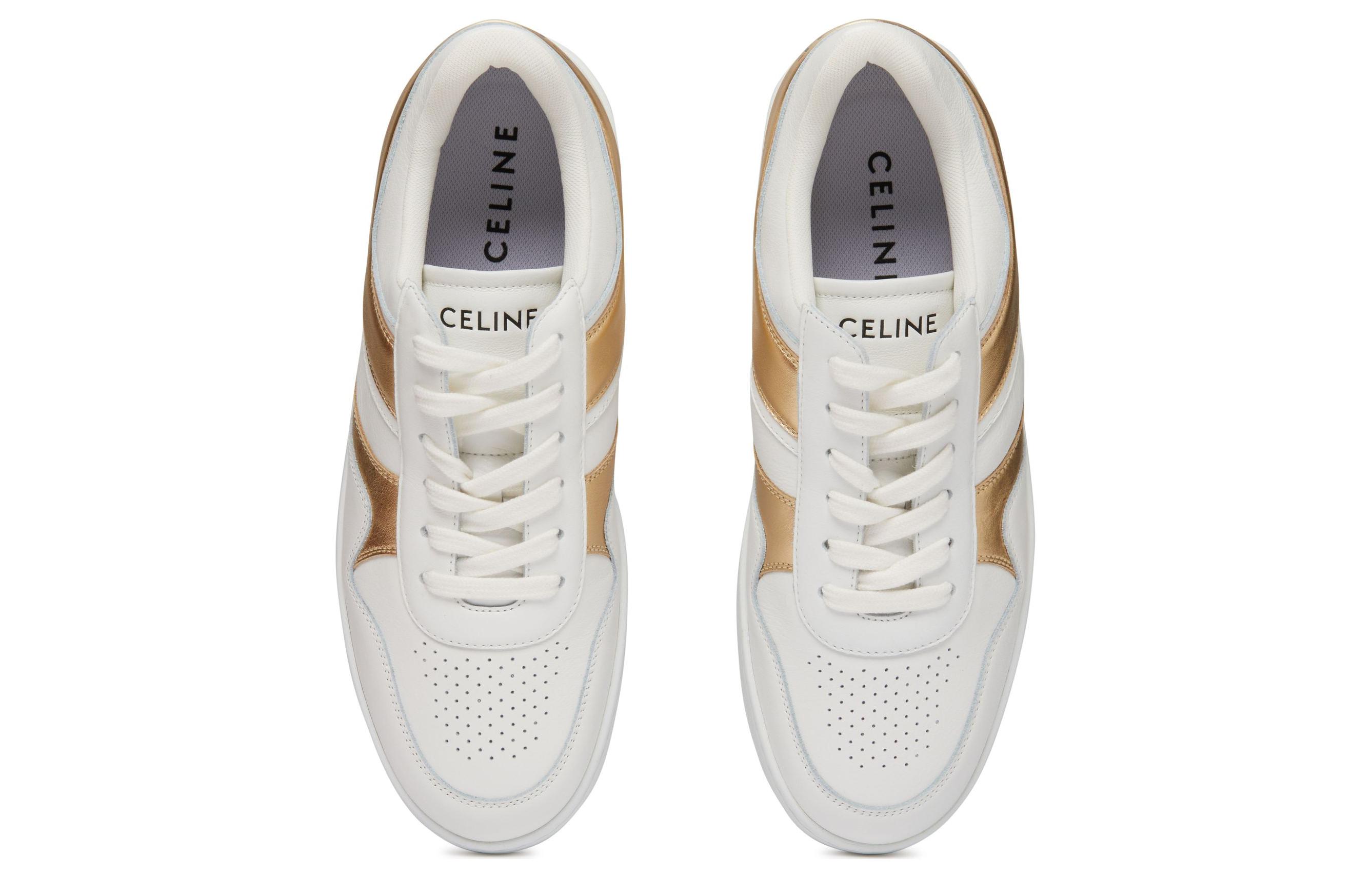 Lookbook (W) CELINE Rendah Bertali 'Putih Emas' 345813544C.01DL