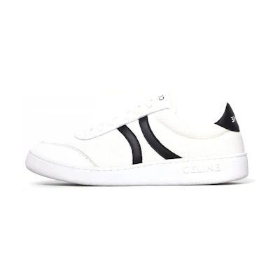 (W) CELINE Low Top Lace-Up 'White Black'