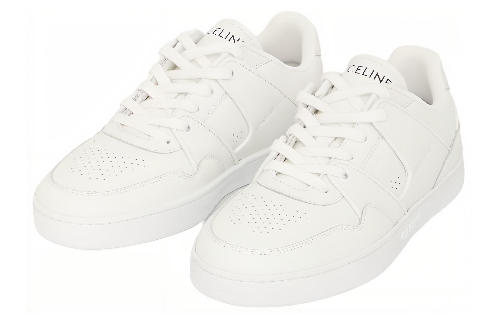 Lookbook (W) CELINE 白色皮革低帮运动鞋 345943338C.01OP