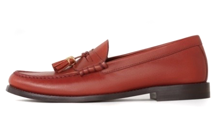 (W) CELINE Luco 'Brick Red Tassel Loafer'