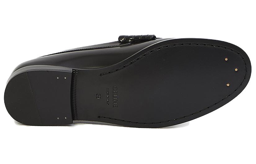 Purchase (W) CELINE Luco 黑色漆皮乐福鞋 335813602C.38NO