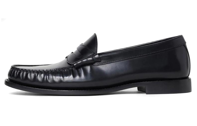 (Women) CELINE Luco Loafer 'Polished Black Leather' 327633001C.38NO