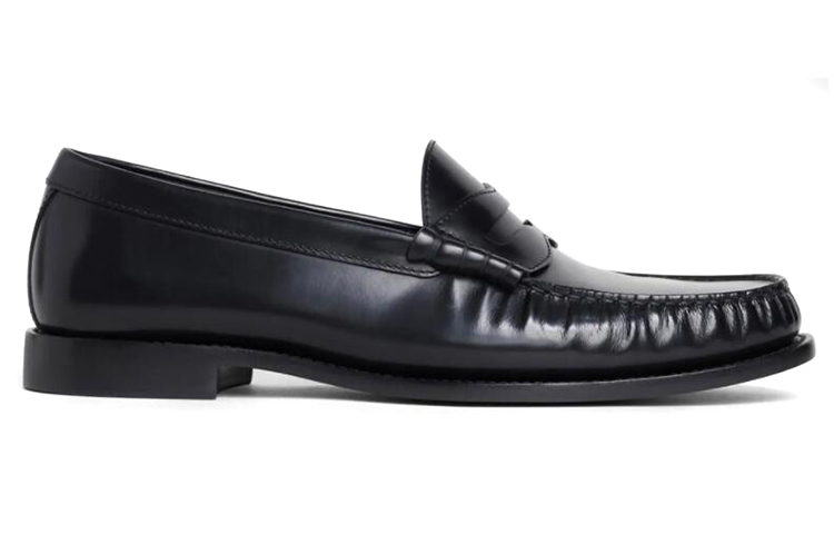 Order (W) CELINE Luco 乐福鞋 '抛光黑色皮革' 327633001C.38NO