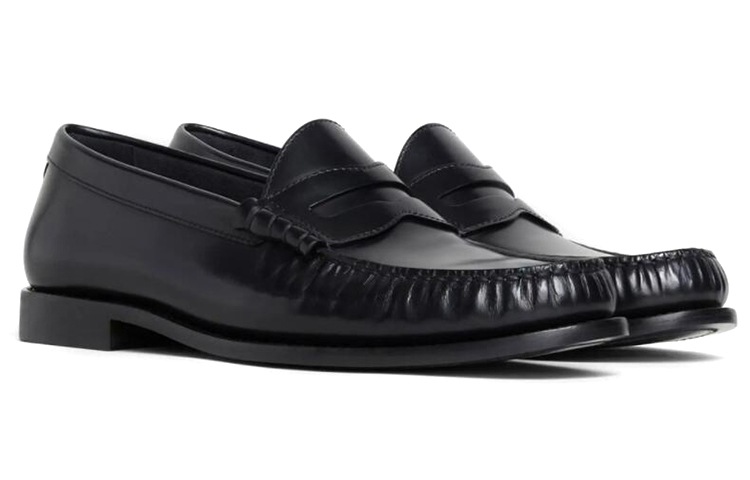 Lookbook (W) CELINE Luco 乐福鞋 '抛光黑色皮革' 327633001C.38NO