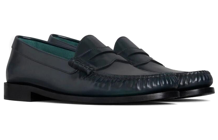 (W) CELINE Luco Loafer 'Polished Dark Green Leather' 圖 3