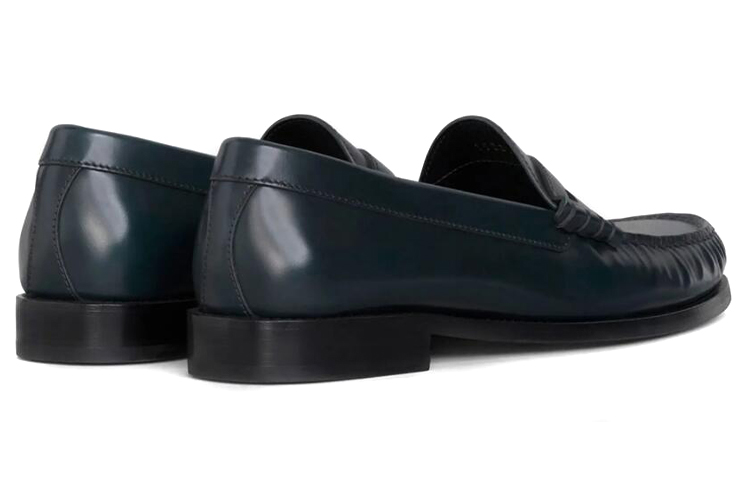 (W) CELINE Luco Loafer 'Polished Dark Green Leather' 圖 4