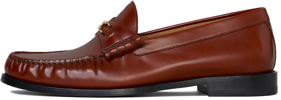 (W) CELINE Sepatu Loafer Luco Maillon Triomphe 'Kulit Anak Sapi Poles Coklat' 334773001C.18NC Buy (W) CELINE Sepatu Loafer Luco Maillon Triomphe 'Kulit Anak Sapi Poles Coklat' 334773001C.18NC