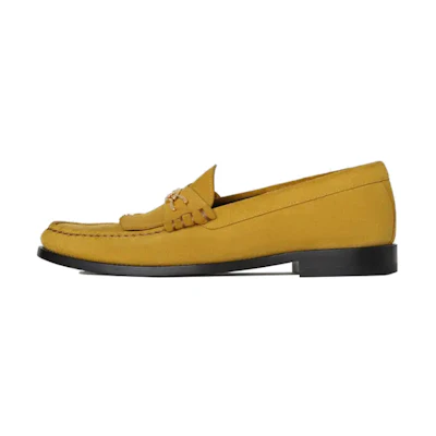 (W) CELINE Luco Maillon Triomphe Loafer 'Yellow'