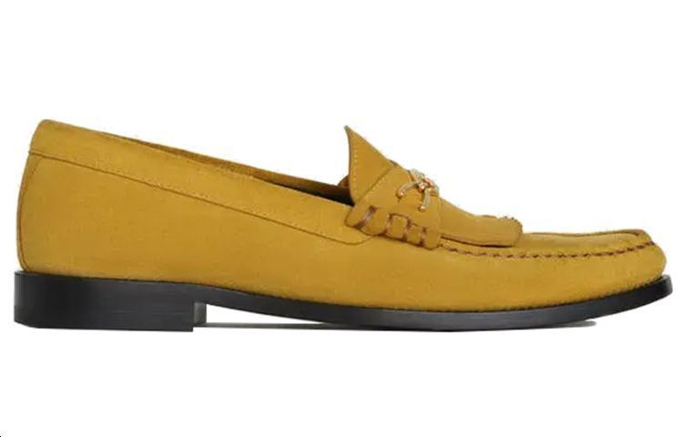(W) CELINE Luco Maillon Triomphe Loafer 'Yellow' 圖 2