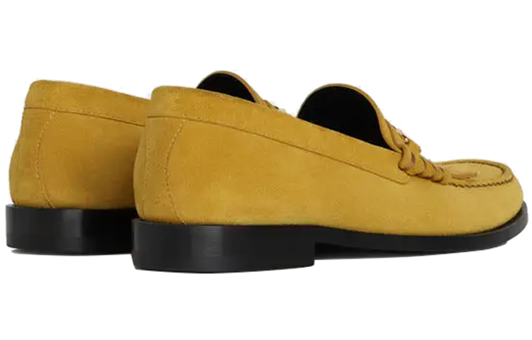 (W) CELINE Luco Maillon Triomphe Loafer 'Yellow' 圖 4