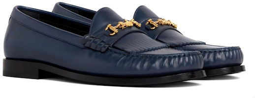 (W) CELINE Luco Sulky Loafer 'Kulit Anak Lembu Navy Berkilat' 343693001C.07NY Lookbook (W) CELINE Luco Sulky Loafer 'Kulit Anak Lembu Navy Berkilat' 343693001C.07NY