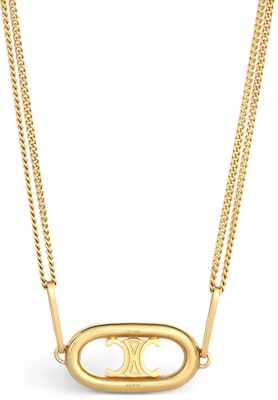 (W) Collar de Latón Dorado CELINE Maillon Triomphe para Mujer. 46S896BRA-35OR Order (W) Collar de Latón Dorado CELINE Maillon Triomphe para Mujer. 46S896BRA-35OR