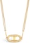 Order (W) Collar de Latón Dorado CELINE Maillon Triomphe para Mujer. 46S896BRA-35OR