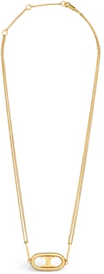 (W) Collar de Latón Dorado CELINE Maillon Triomphe para Mujer. 46S896BRA-35OR Lookbook (W) Collar de Latón Dorado CELINE Maillon Triomphe para Mujer. 46S896BRA-35OR