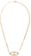 Sizing (W) Collar de Latón Dorado CELINE Maillon Triomphe para Mujer. 46S896BRA-35OR
