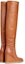 Shop (Women) CELINE Manon Calfskin 'Brown Wedge Tall Boot' 335393190C.04LU