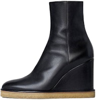 (Women) CELINE Manon Wedge 'Black Leather Ankle Boot' 335453190C.38NO (Women) CELINE Manon Wedge 'Black Leather Ankle Boot' 335453190C.38NO
