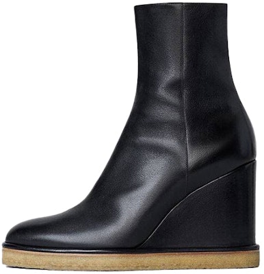 (Women) CELINE Manon Wedge 'Black Leather Ankle Boot' 335453190C.38NO Buy (Women) CELINE Manon Wedge 'Black Leather Ankle Boot' 335453190C.38NO