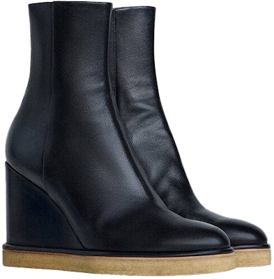 (W) CELINE Manon Wedge 'Boot Ankle Kulit Hitam' 335453190C.38NO Lookbook (W) CELINE Manon Wedge 'Boot Ankle Kulit Hitam' 335453190C.38NO