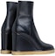 Shop (W) CELINE Manon Wedge 'Boot Kulit Hitam Tumit Tinggi' 335453190C.38NO