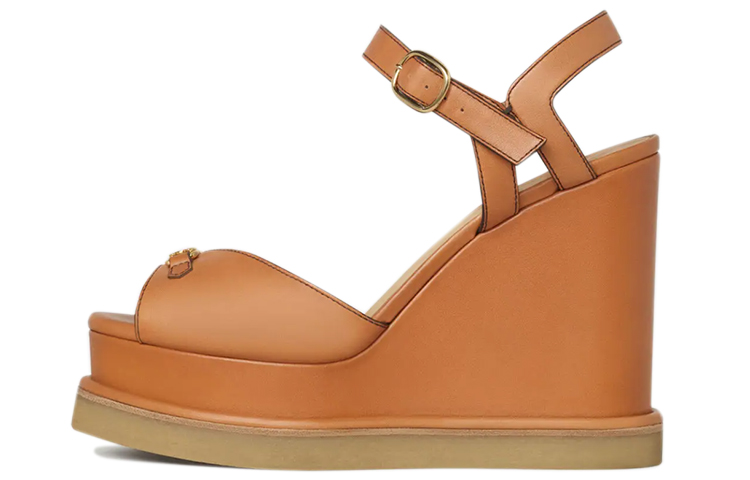 (Women) CELINE Manon Wedge 'Tan Calfskin' 336483190C.04LU