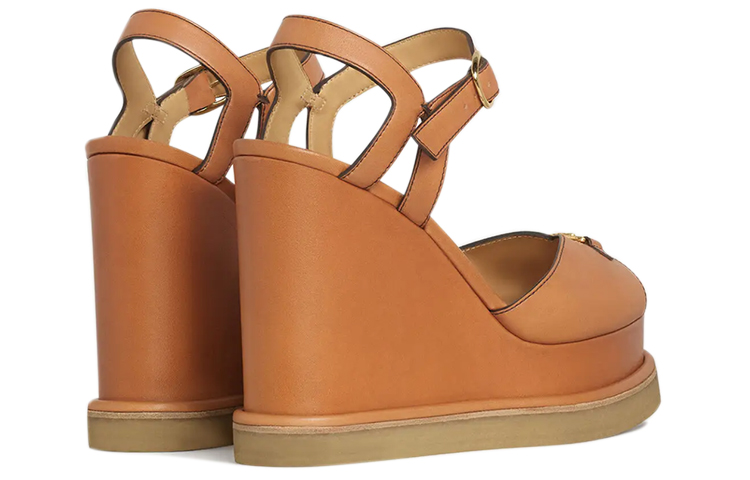 Lookbook (W) 셀린느 마농 웨지 탠 송아지 가죽 336483190C.04LU