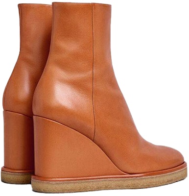 (W) CELINE Manon 坡跟鞋 '棕色皮革' 335453190C.04LU Shop (W) CELINE Manon 坡跟鞋 '棕色皮革' 335453190C.04LU