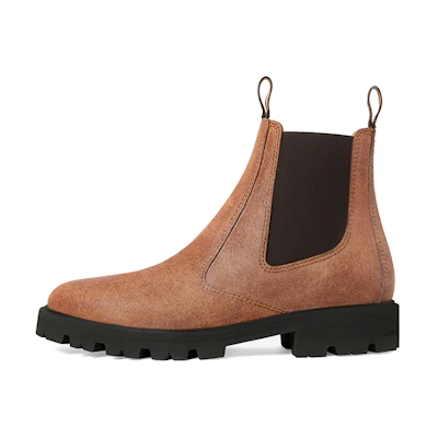 (W) CELINE Margaret 'Saddle Brown Chelsea Boot'
