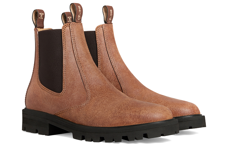 Buy (Women) CELINE Margaret 'Saddle Brown Chelsea Boot' 343413566C