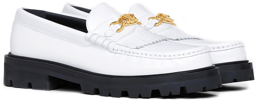 (W) CELINE Margaret Triomphe Loafer 'Rantai Putih Fesyen' 344893602C.01BC Lookbook (W) CELINE Margaret Triomphe Loafer 'Rantai Putih Fesyen' 344893602C.01BC