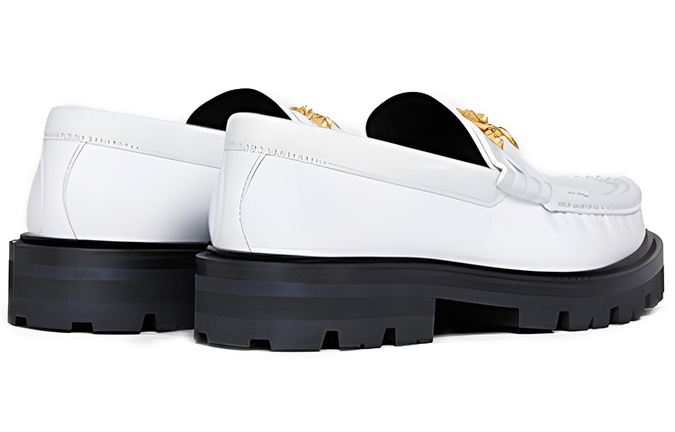(W) CELINE Margaret Triomphe Loafer 'White Chain Fashion' 圖 4
