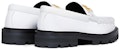 (W) CELINE Margaret Triomphe Loafer 'Rantai Putih Fesyen' 344893602C.01BC