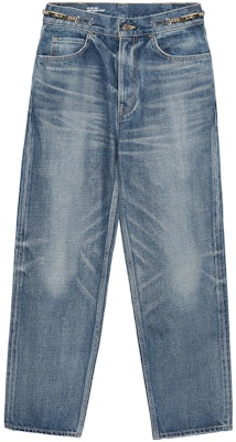 (Women) CELINE Margaret Washed High-Waisted Straight-Leg Jeans Women Blue 2N647930F-07UW Order (Women) CELINE Margaret Washed High-Waisted Straight-Leg Jeans Women Blue 2N647930F-07UW
