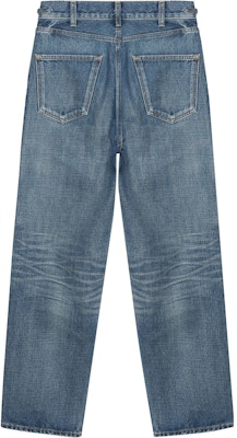 (Women) CELINE Margaret Washed High-Waisted Straight-Leg Jeans Women Blue 2N647930F-07UW Lookbook (Women) CELINE Margaret Washed High-Waisted Straight-Leg Jeans Women Blue 2N647930F-07UW